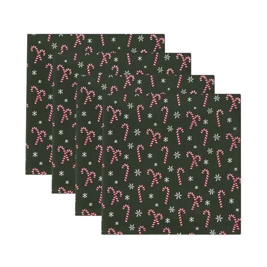Candy Cane Napkin Set