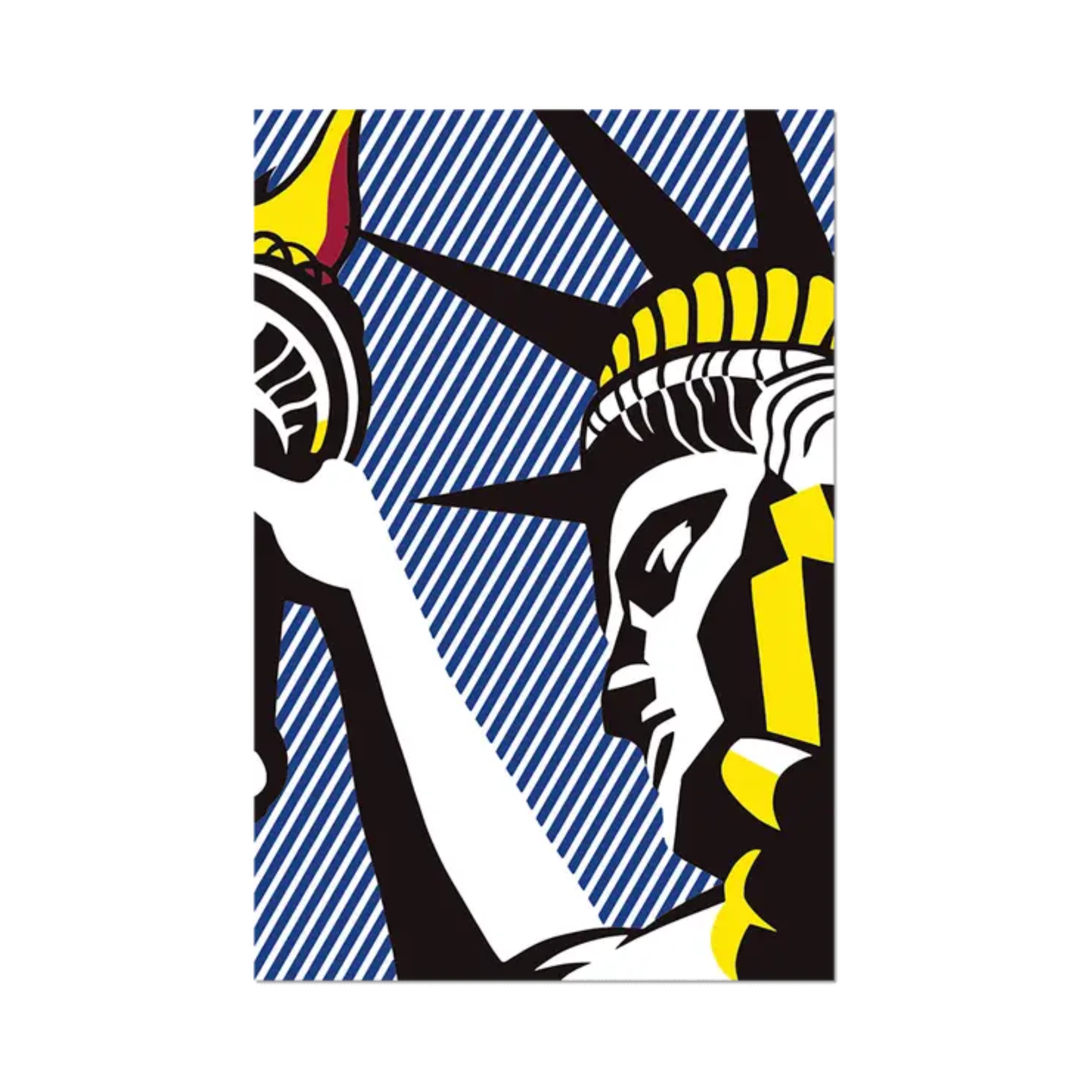 I Love Liberty By Roy Lichtenstein Vinyl Sticker