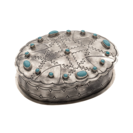 Stamped Oval Box