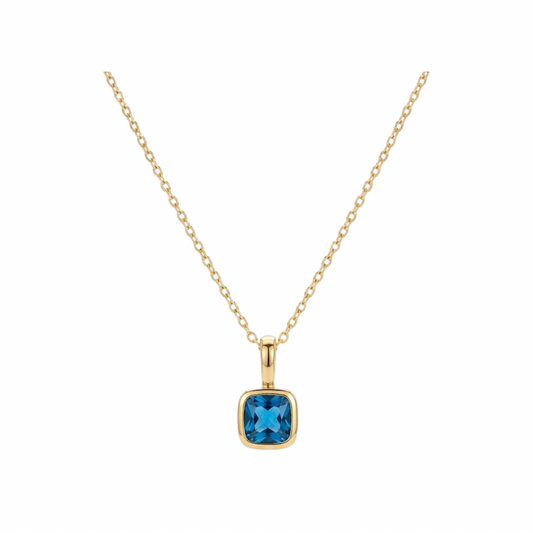 Blue Topaz Necklace