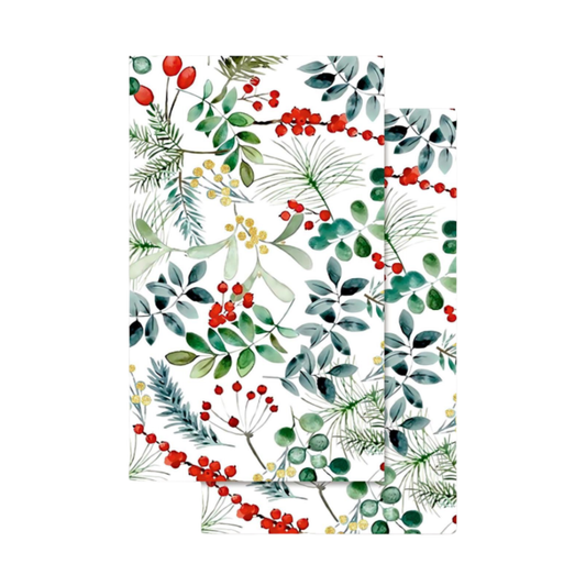 Poinsettia Kitchen Towel