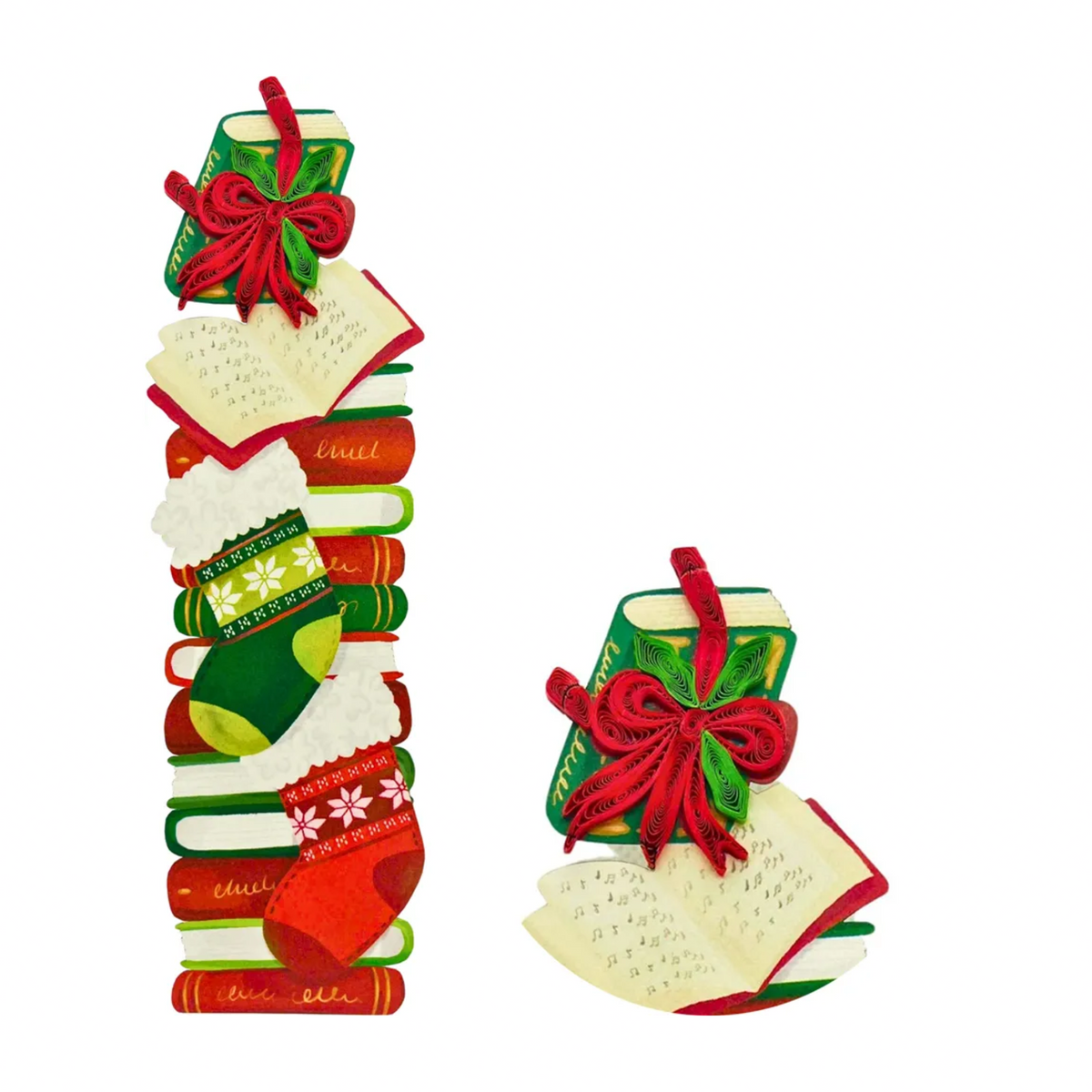 Festive Read Quill Bookmark
