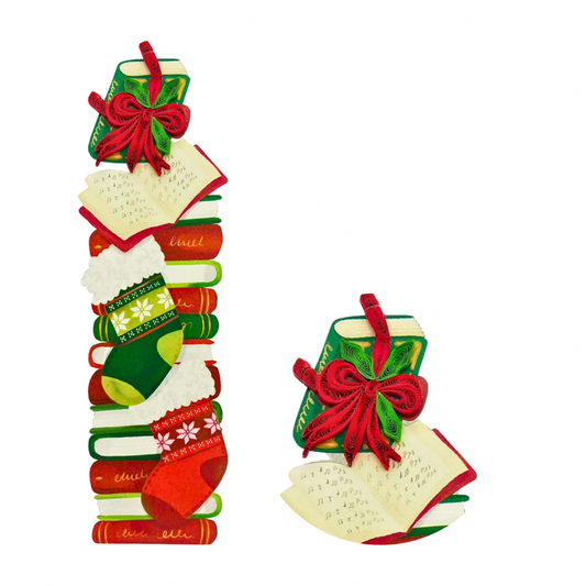 Festive Read Quill Bookmark