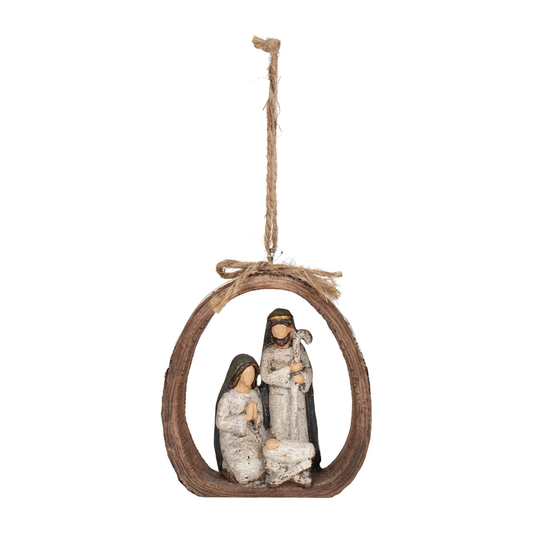 Nativity Ornament Resin