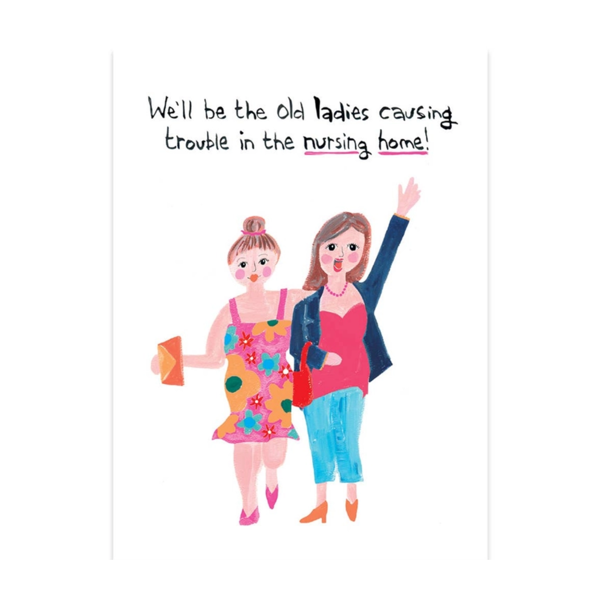 Old Ladies Birthday Card