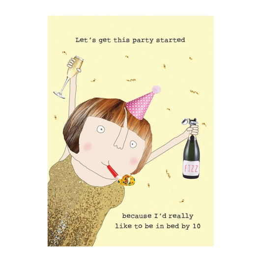 Party Started Birthday Card