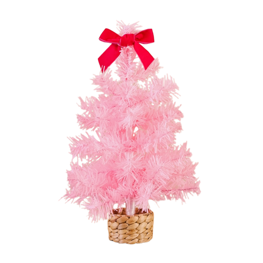 Mini Pink Christmas Tree