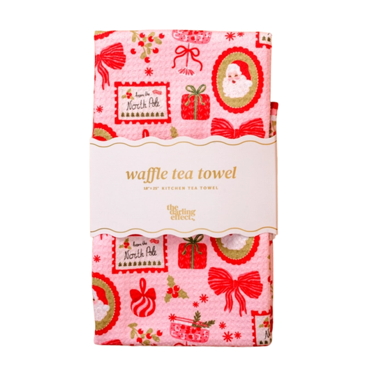 Mistletoe Magic Tea Towel