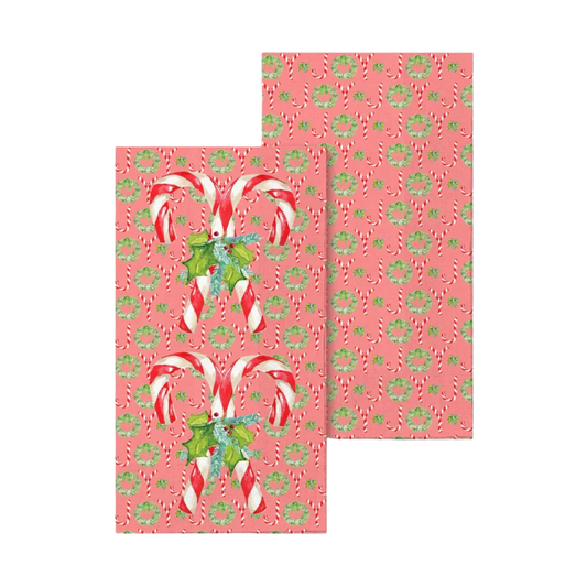 Candy Canes Guest Towels
