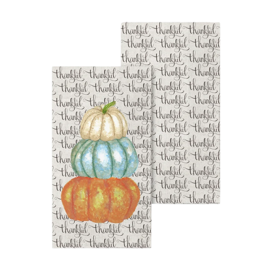 Thankful Pumpkins Guest Towels