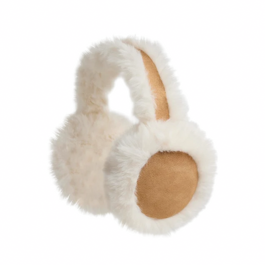 Suede Earmuffs - Cognac