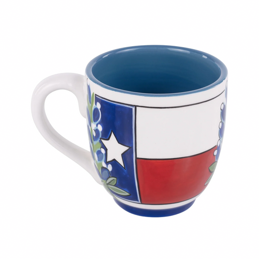 Texas Flag & Flower Mug