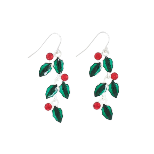 Cascading Holly Earrings