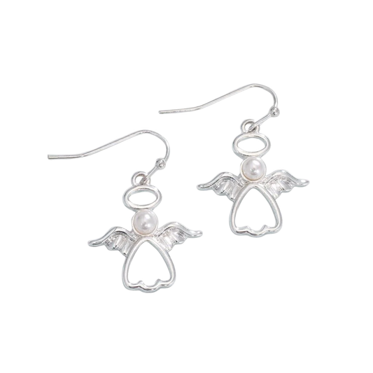 Angels with Pearls Earring