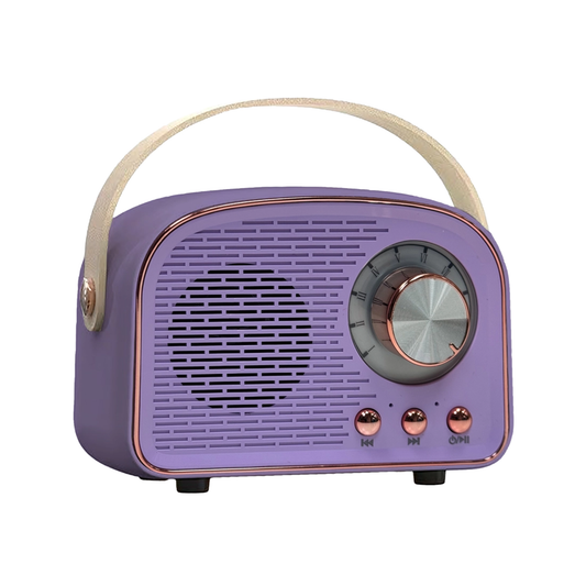 Purple Retro Speaker
