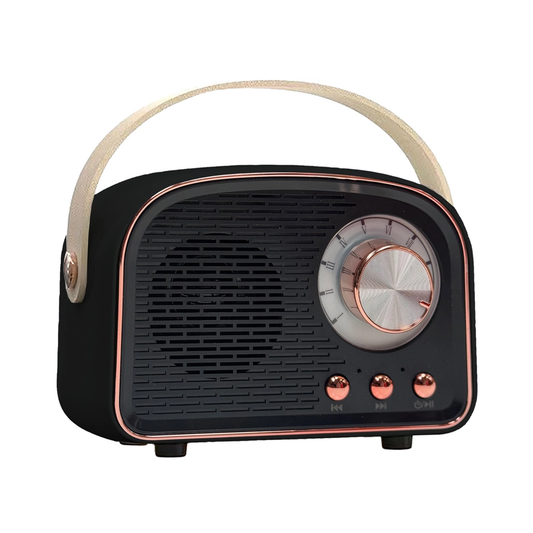 Black Retro Speaker