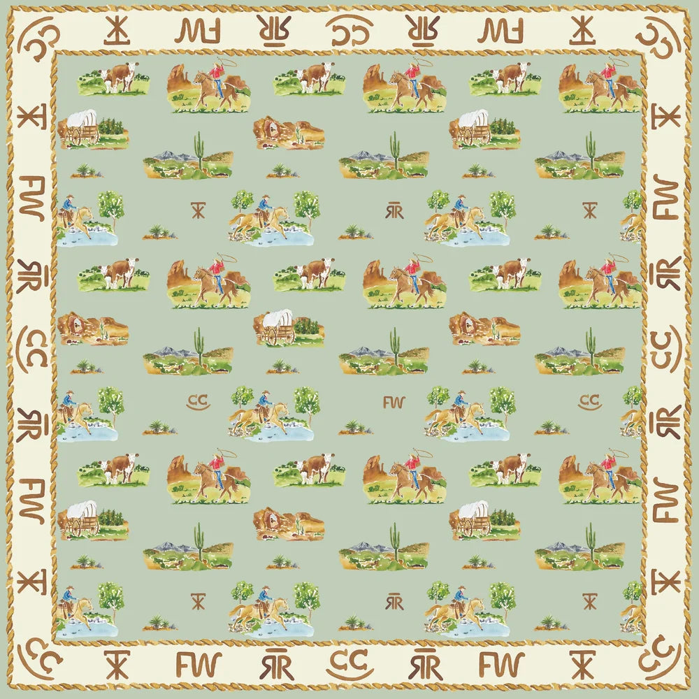 Western Toile Scarf