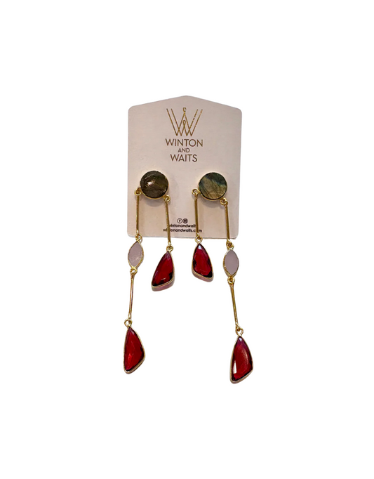 Ascender Earring - Labradorite