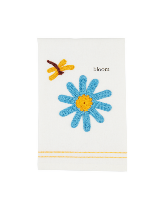 Bloom Floral Crochet Towel