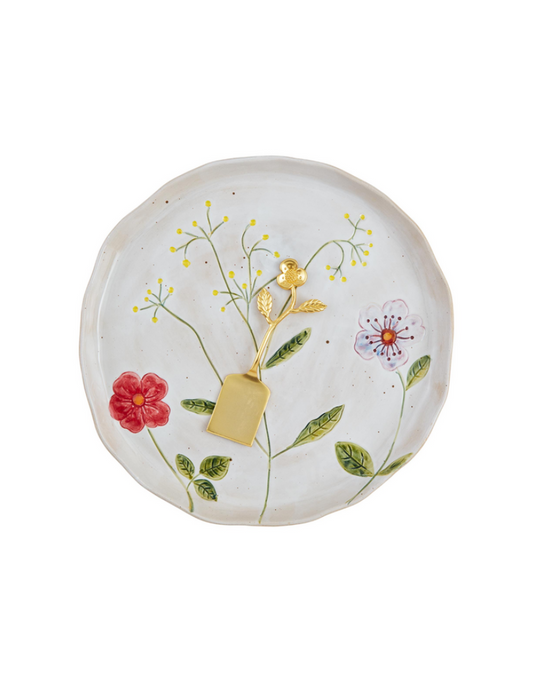 Flower Round Platter