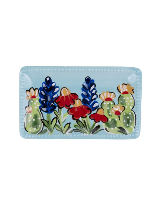 Texas Wildflower Trinket Tray