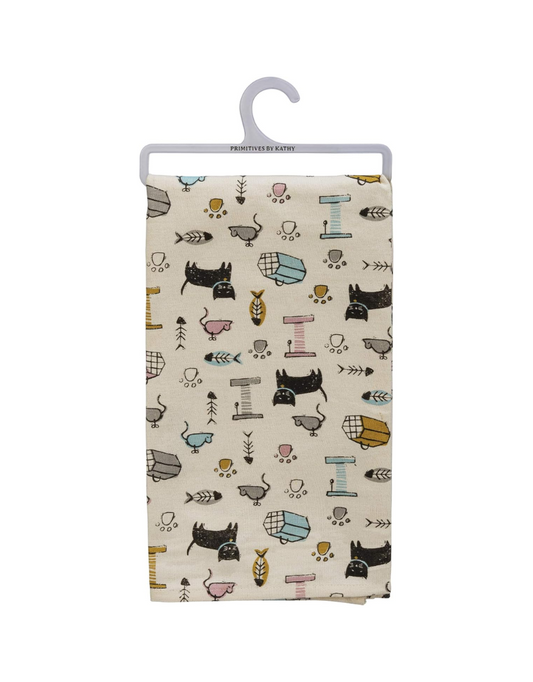 Towel - Love and A Cat