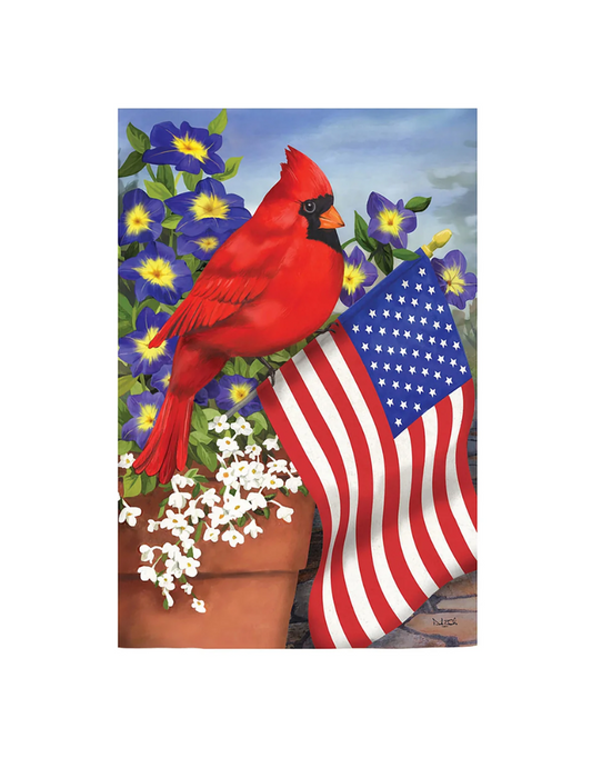 Cardinal Garden Flag