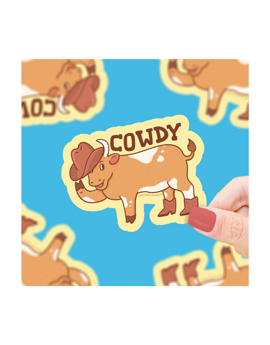 Cowdy Vinyl Sticker