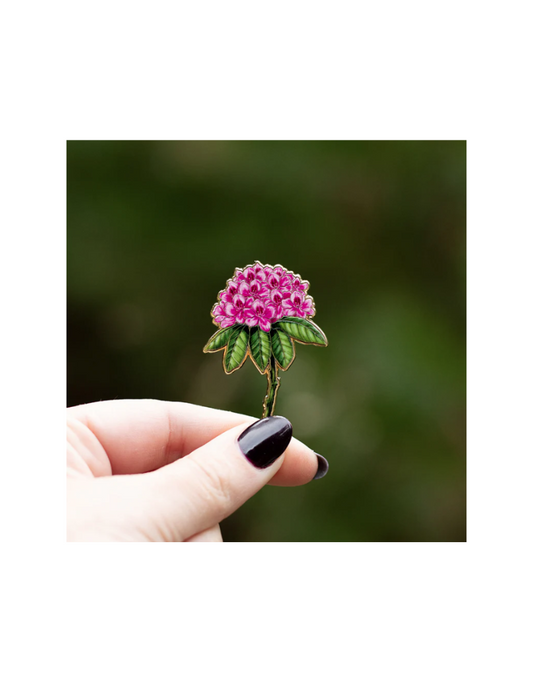 Coast Rhododendron Floral Enamel Pin