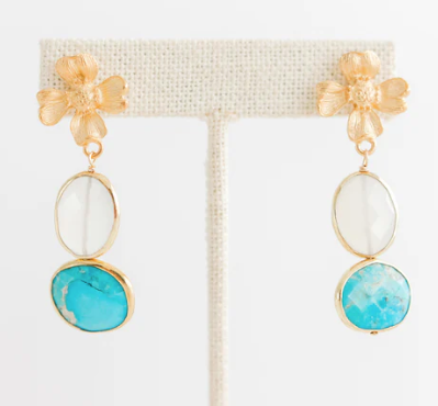 Duo Turquoise Earring