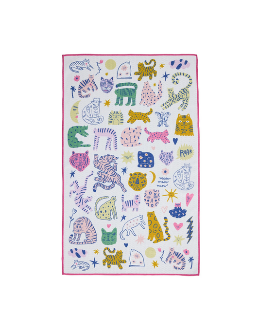 Meow Microfiber Dishtowel