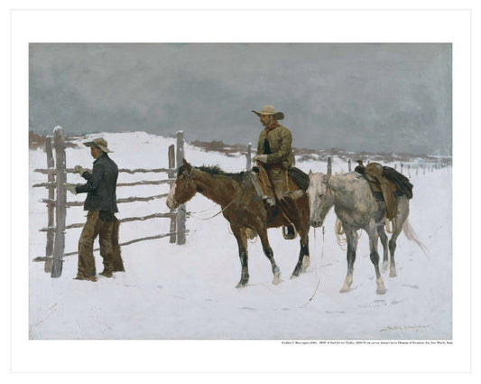 Amon Carter Poster Prints The Fall of the Cowboy