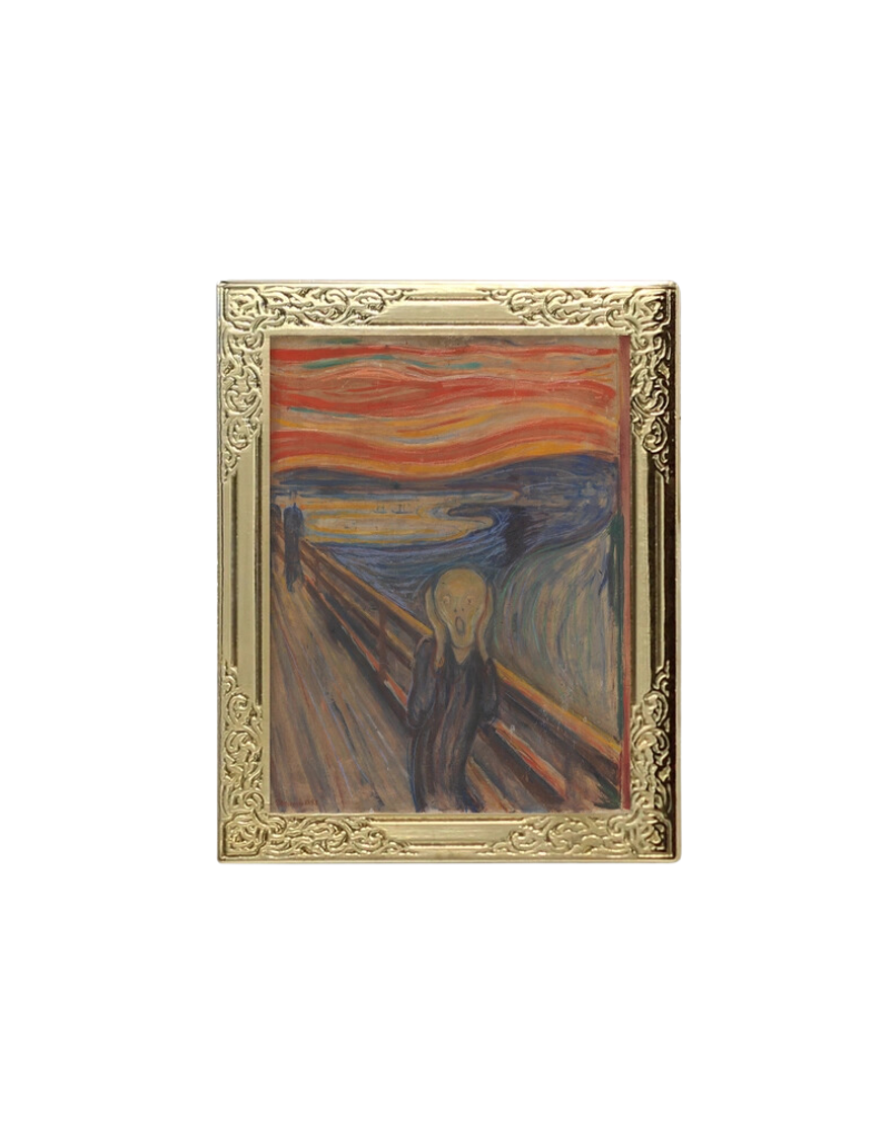 Art Frame Enamel Pin - The Scream