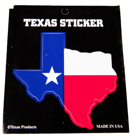 Texas Shape Sticker