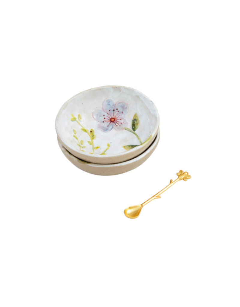 Blue Flower Tidbit Set