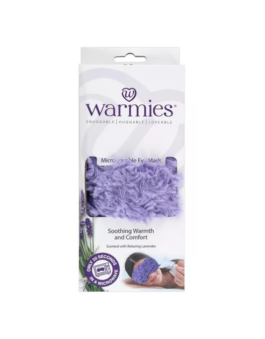 Curly Purple Warmies Eye Mask