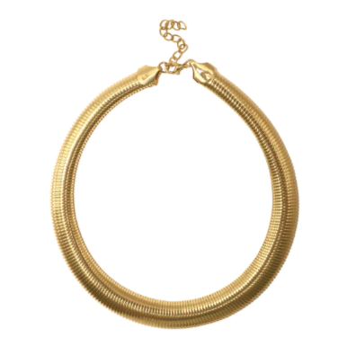 Gold Cobra Necklace