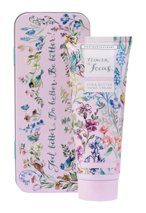 Flower of Focus Shea Butter Hand Cream Tin