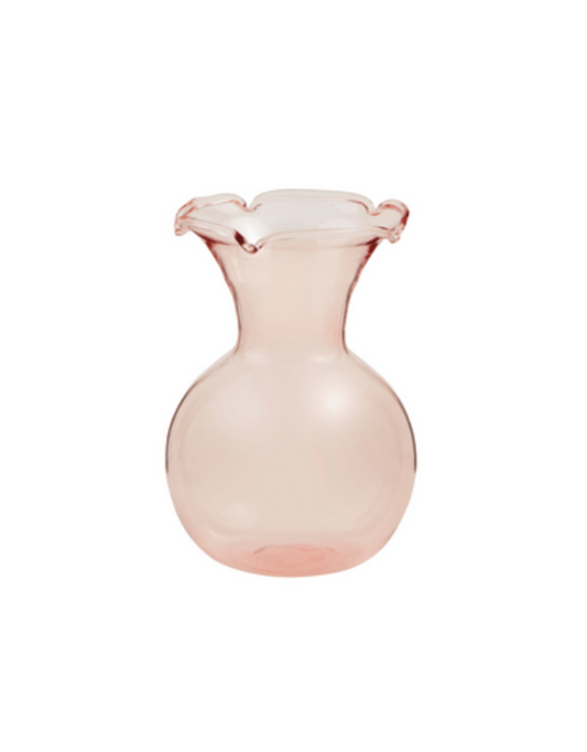Pink Ruffle Vase