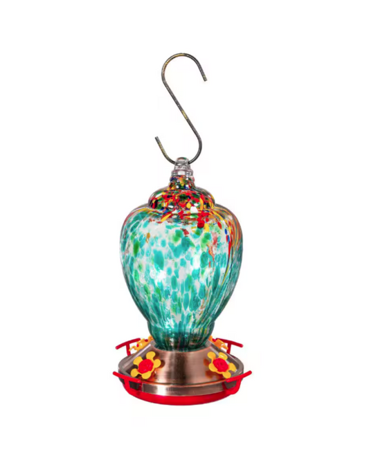 Blue Coastal Bird Feeder