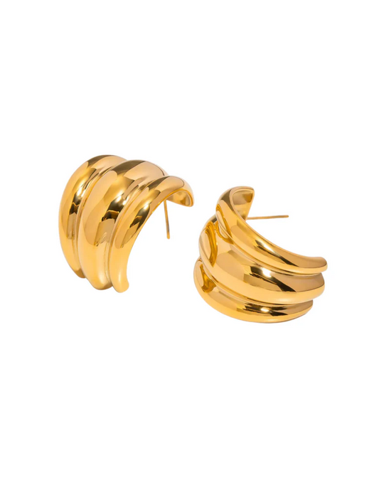 Chloe Gold Hoops