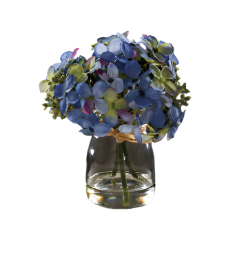 Vase - Blue Hydrangea