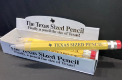 Yellow Texas Sized Pencil