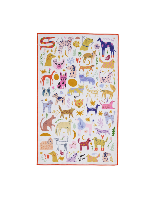 Doggy Disco Microfiber Towel