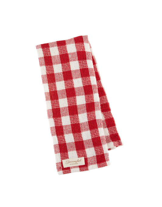 Red Cider Waffle Dishtowel