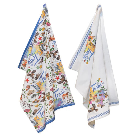 Texas Tea Towels Set of 2