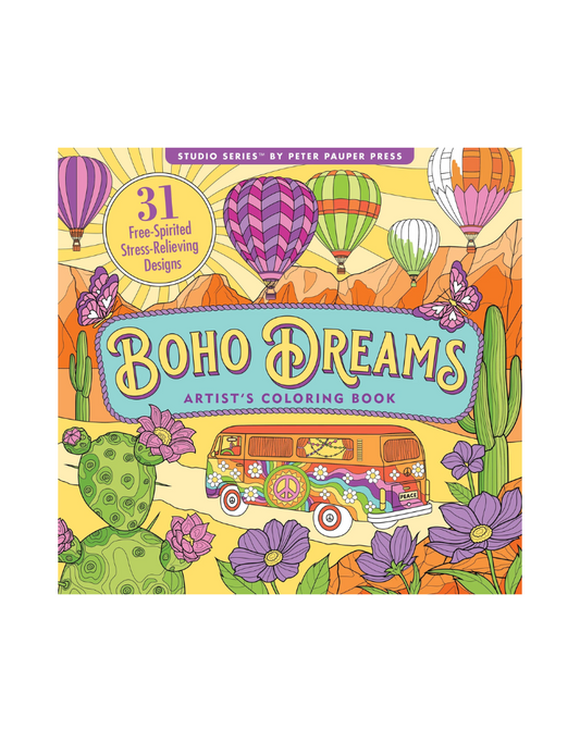 Boho Dreams Coloring Book