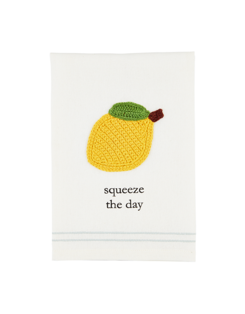 Lemon Fruit Crochet Towel