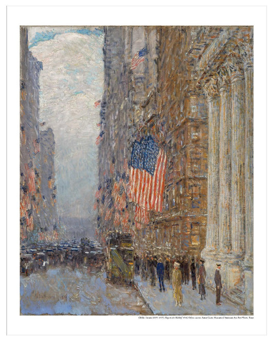 Amon Carter Poster Prints Flags on the Waldorf