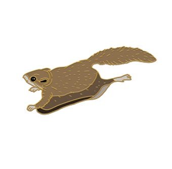 Flying Squirrel Pin
